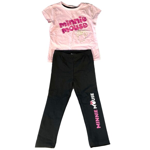 girl's minnie mouse outfit Disney Junior 4T toddlers shirt with matching pants - Picture 2 of 15
